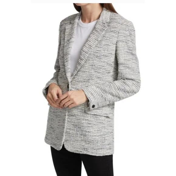Rag & Bone Ames Deconstructed Cotton Blazer Size 8 NWOT - Picture 4 of 7